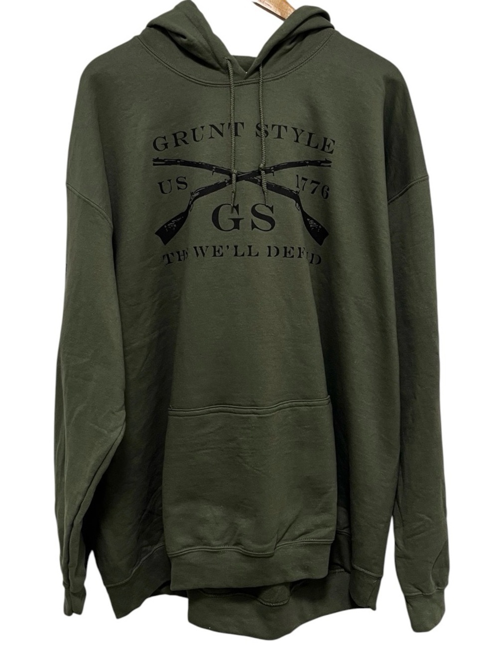 GRUNT STYLE NWT Army Green Hoodie Size XXXXL